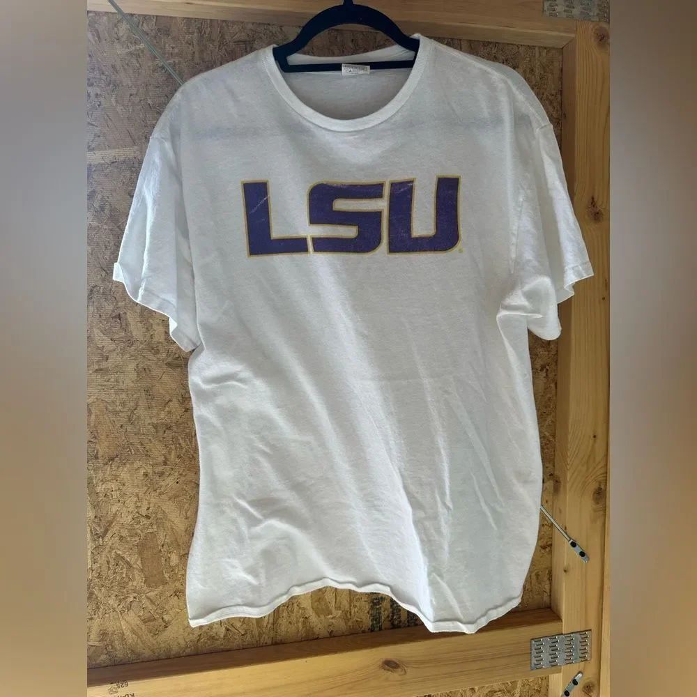 White LSU T-Shirt